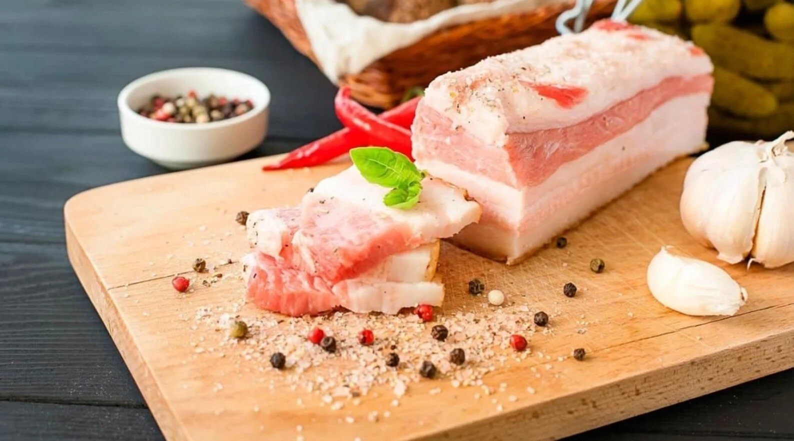 Tea Bacon Russian/Ukrainian Salo -Salted Pig Fat | Pork Lard, European Tradition
