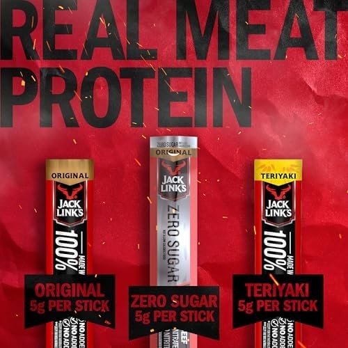 Jack Link’s Beef Jerky Sticks Variety Pack – Original, Teriyaki & Zero Sugar …