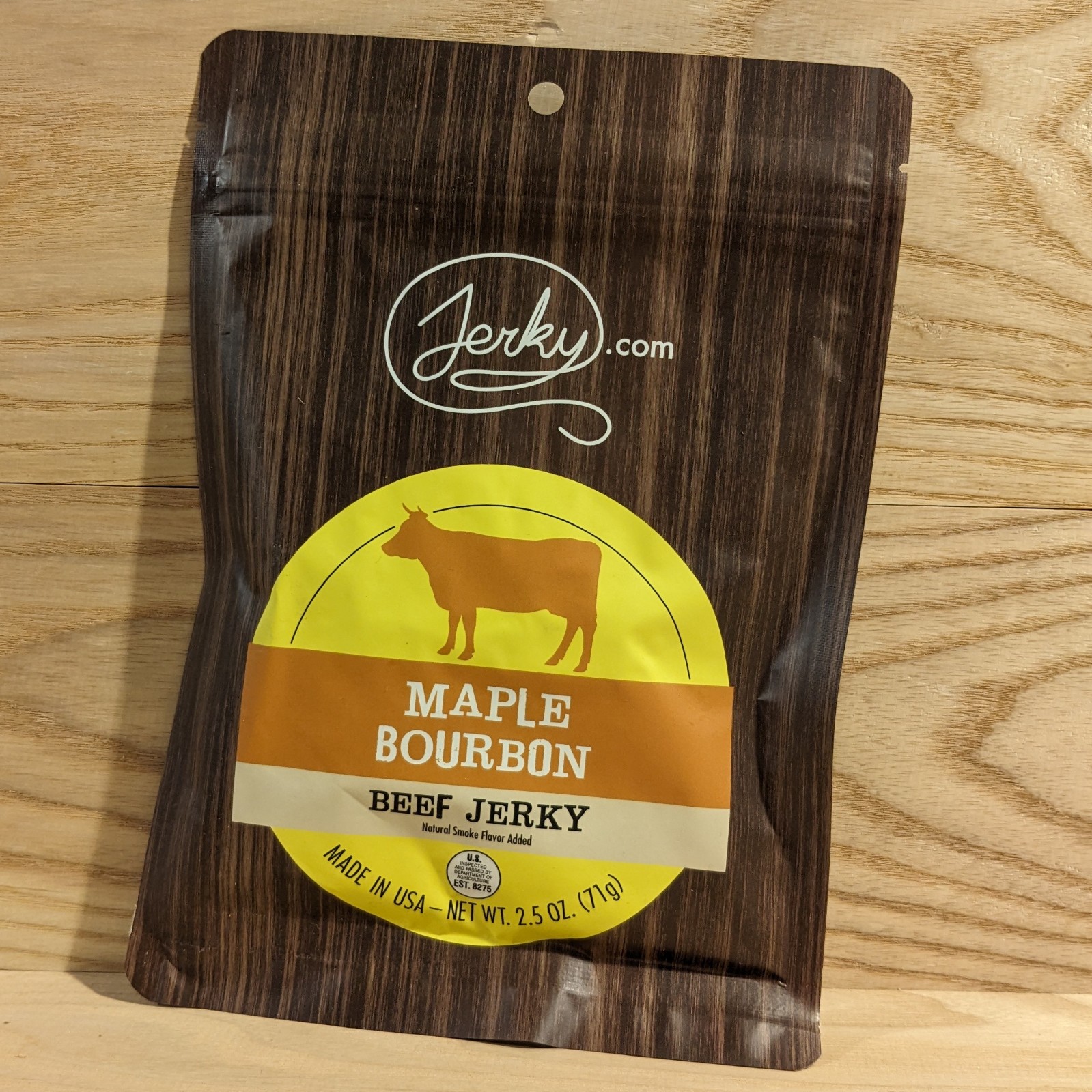maple bourbon beef jerky