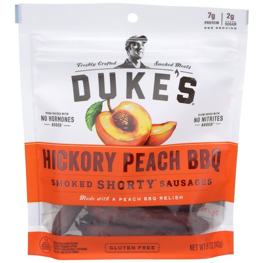 Duke s Hickory Peach Bbq Smoked Shorty Sausages, 5 Ounces, 8 Per Case