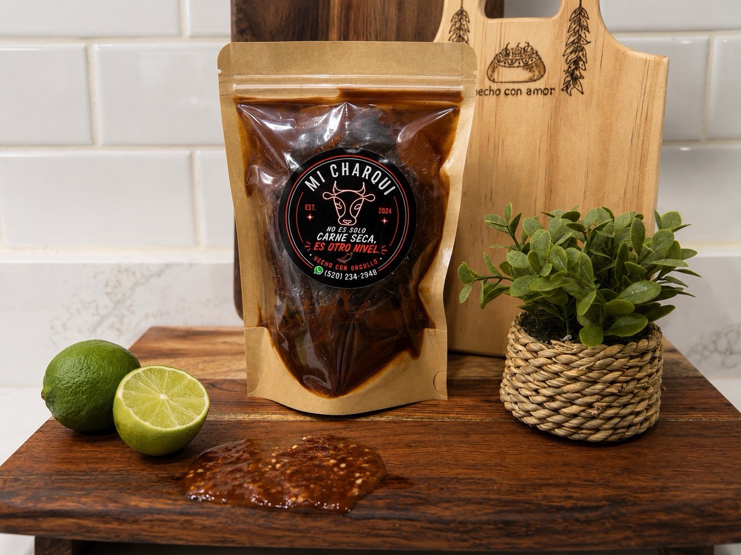 Mi Charqui Carne Seca Variety Pack | Mexican Style Beef Jerky Sampler | 4 Flavor