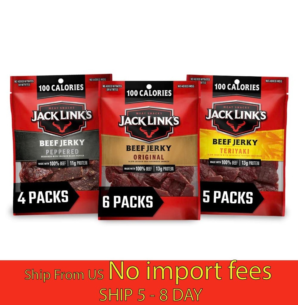 Jack Link’s Beef Jerky Variety Pack – Includes Or…1.25 Oz (Pack of 15) (a19.5)