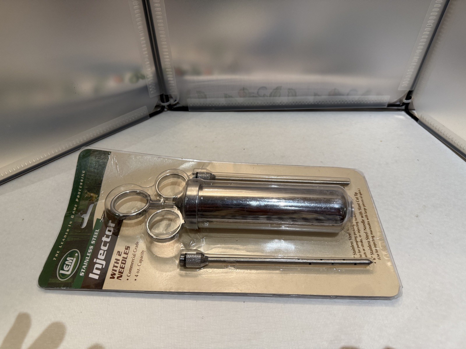 LEM Products 4oz. Commercial Meat Injector with 2 Needles