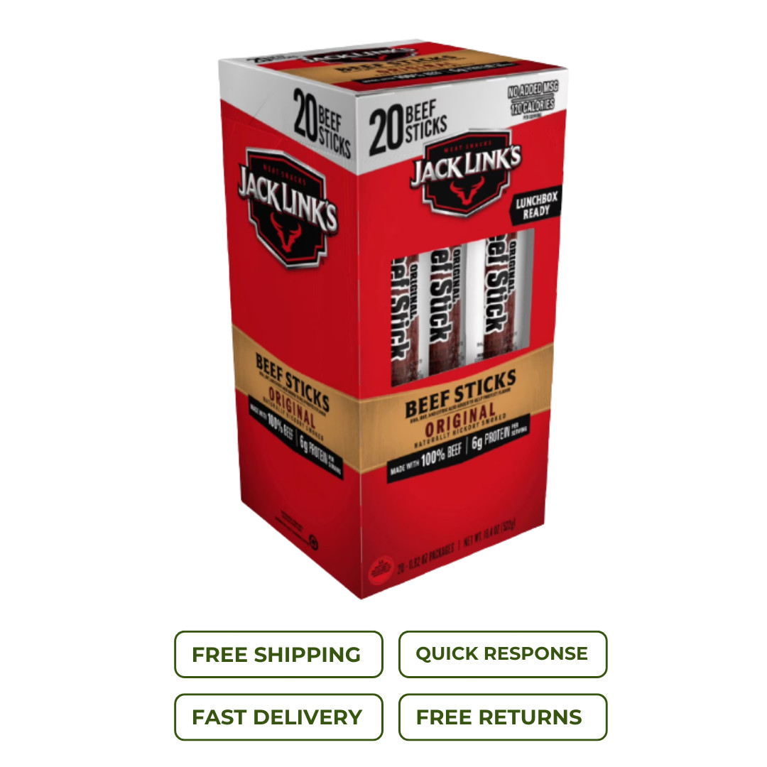Jack Link’s Original Beef Sticks 0.92 oz 20 pk Free & Fast Shipping