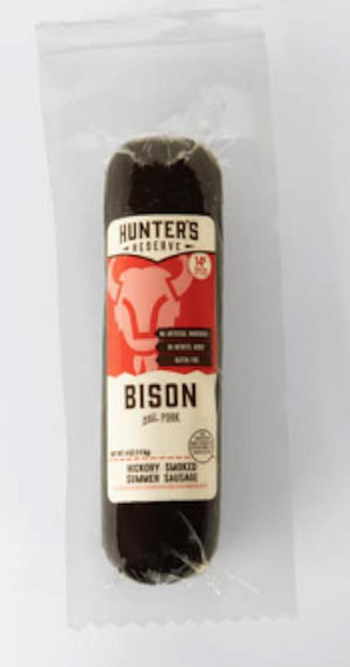 Hunters Reserve Cutting Board w/knife Exotic Elk Bison Venison Summer Sausage