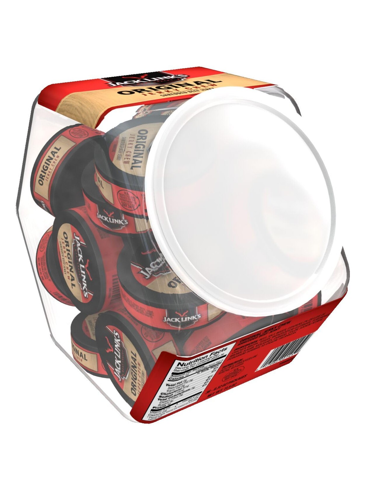 Jack Links Beef Jerky Chew, Original Flavor Meat Snack, Shredded Beef Jerky,