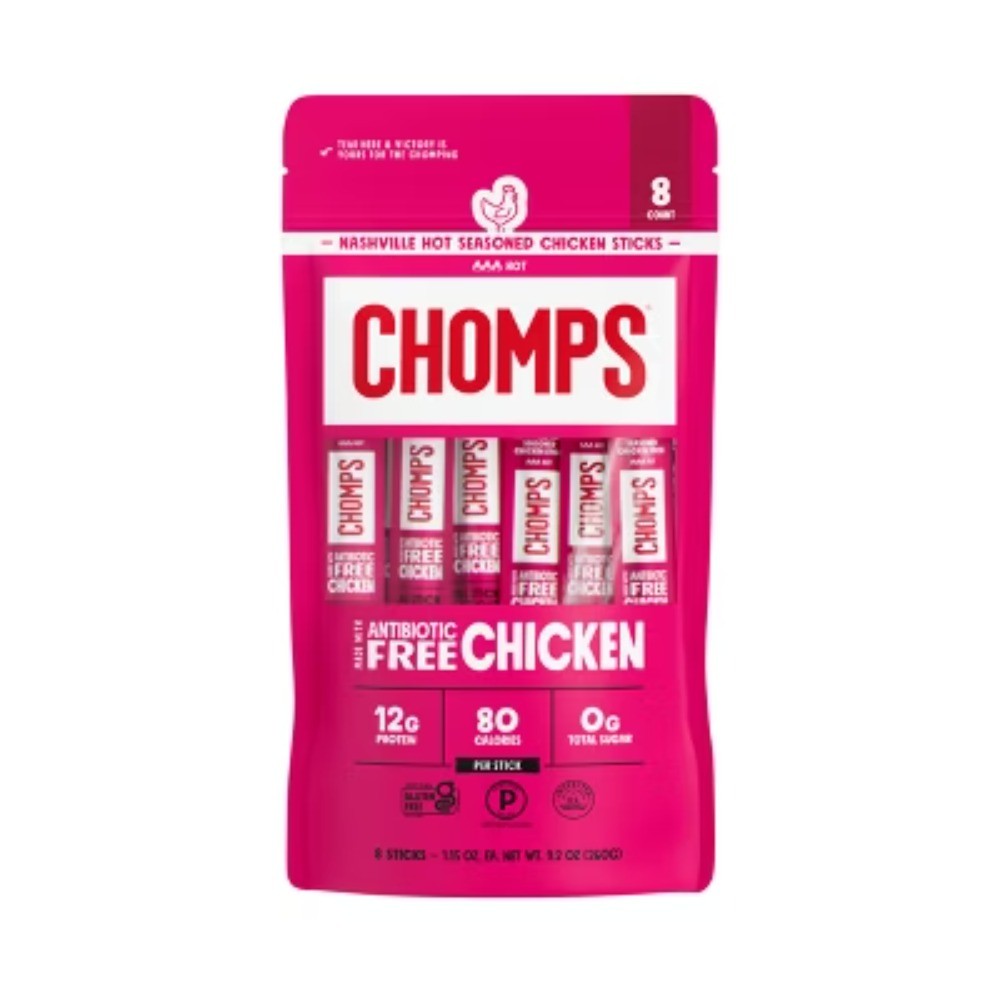 Chomps Snack Sticks Nashville Hot Chicken Meat Sticks – 1.15oz