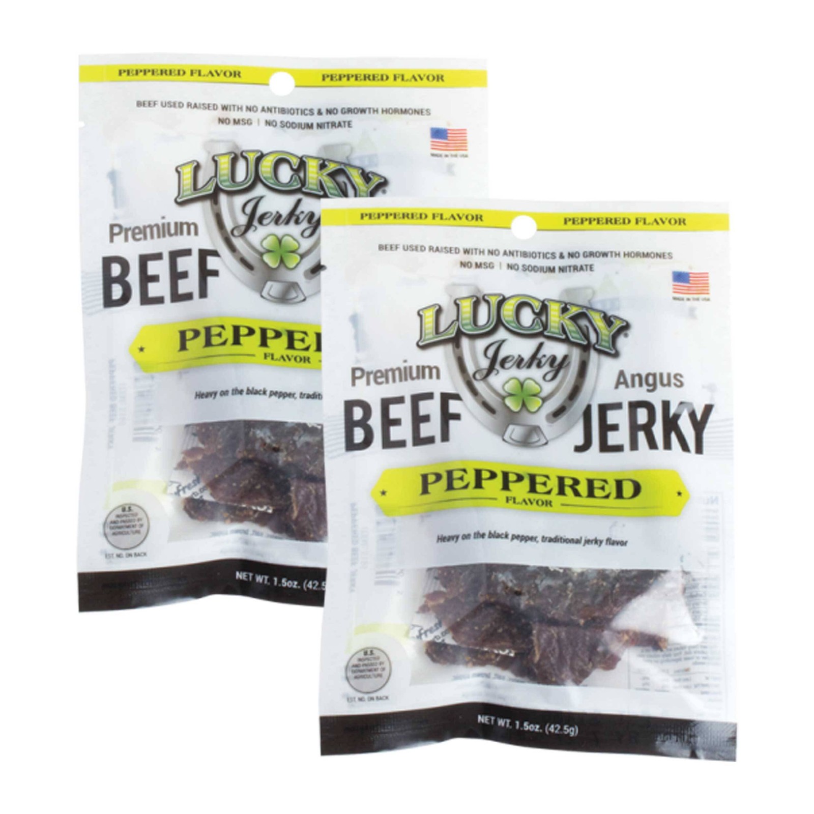 Black Pepper Beef Jerky | Pack of 2 | 1.5 oz | Nebraska Star Beef