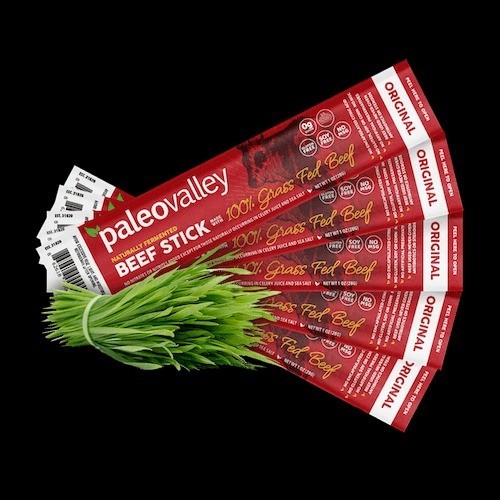 Paleovalley: 100% Grass Fed Beef Sticks 10 Count – Choose your flavor
