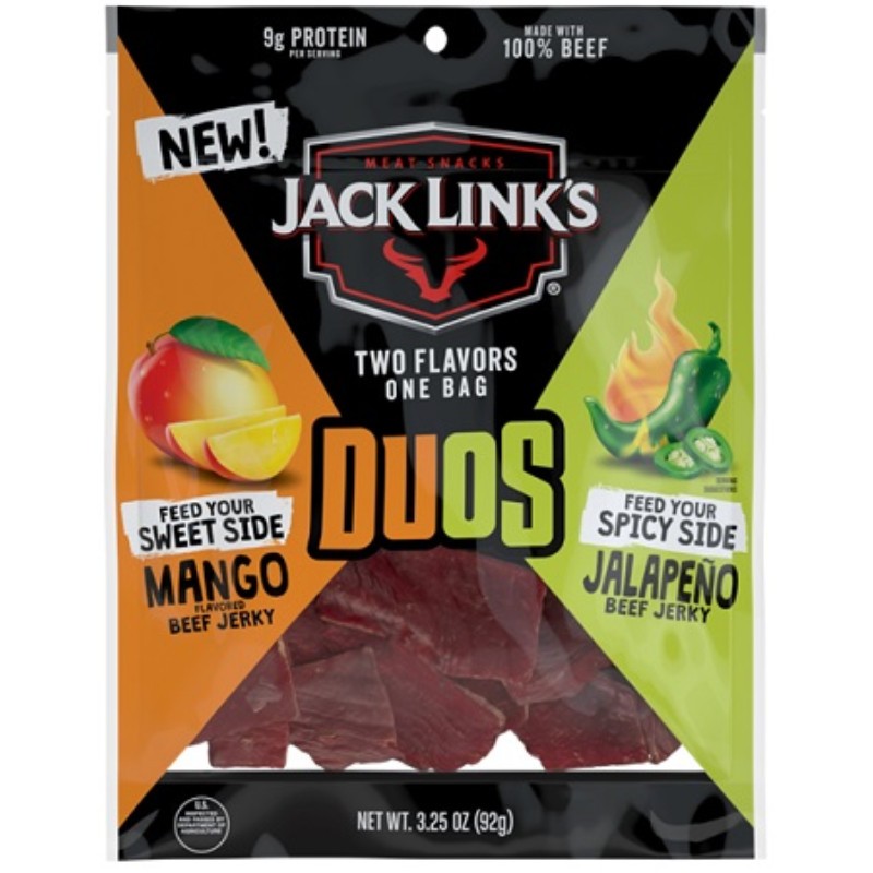 8x Jack Link’s Duos Mango Jalapeno Bulk Snack Treats New Lot Sealed 3.25oz