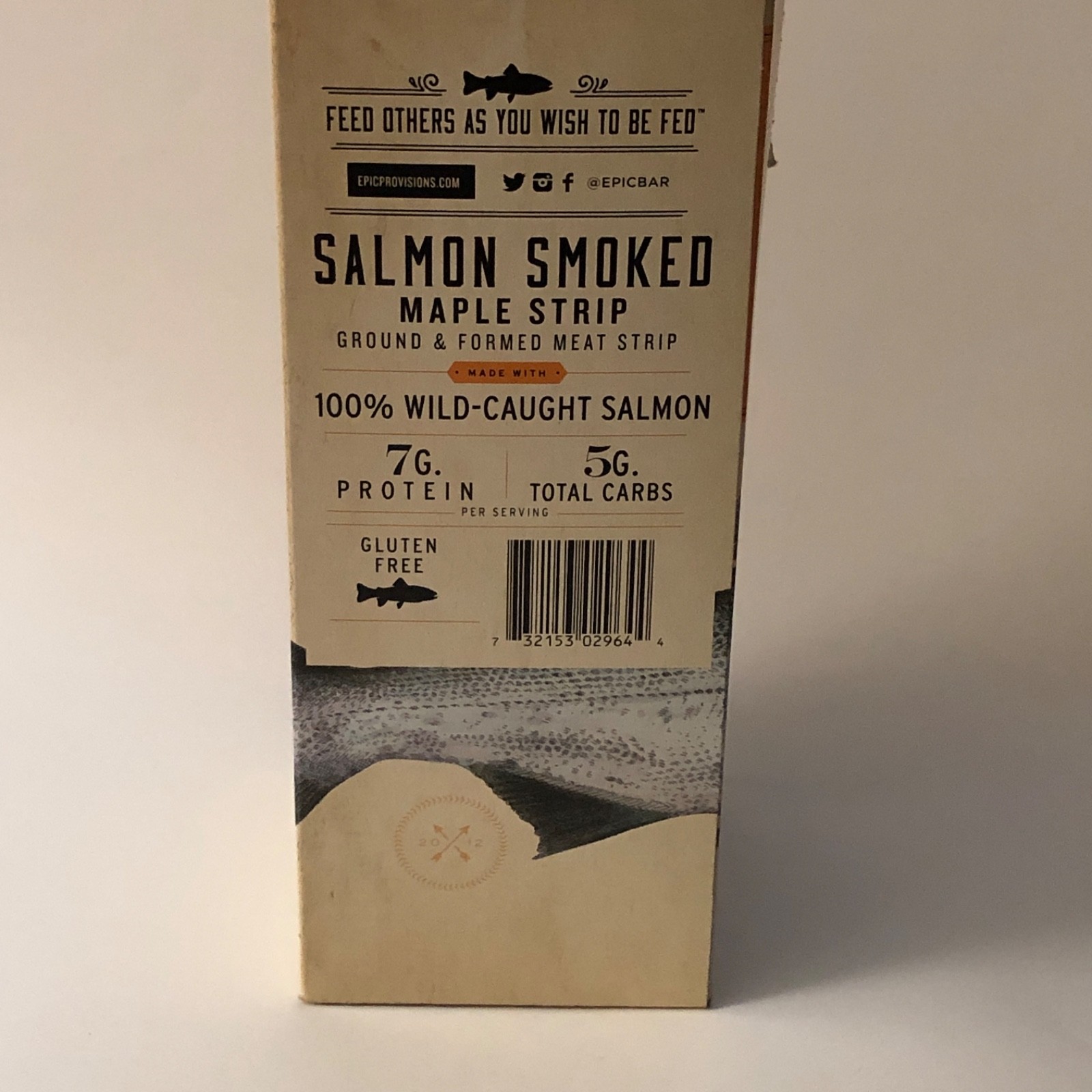 EPIC Smoked Maple Salmon Strip, 10 — 9.8 Oz