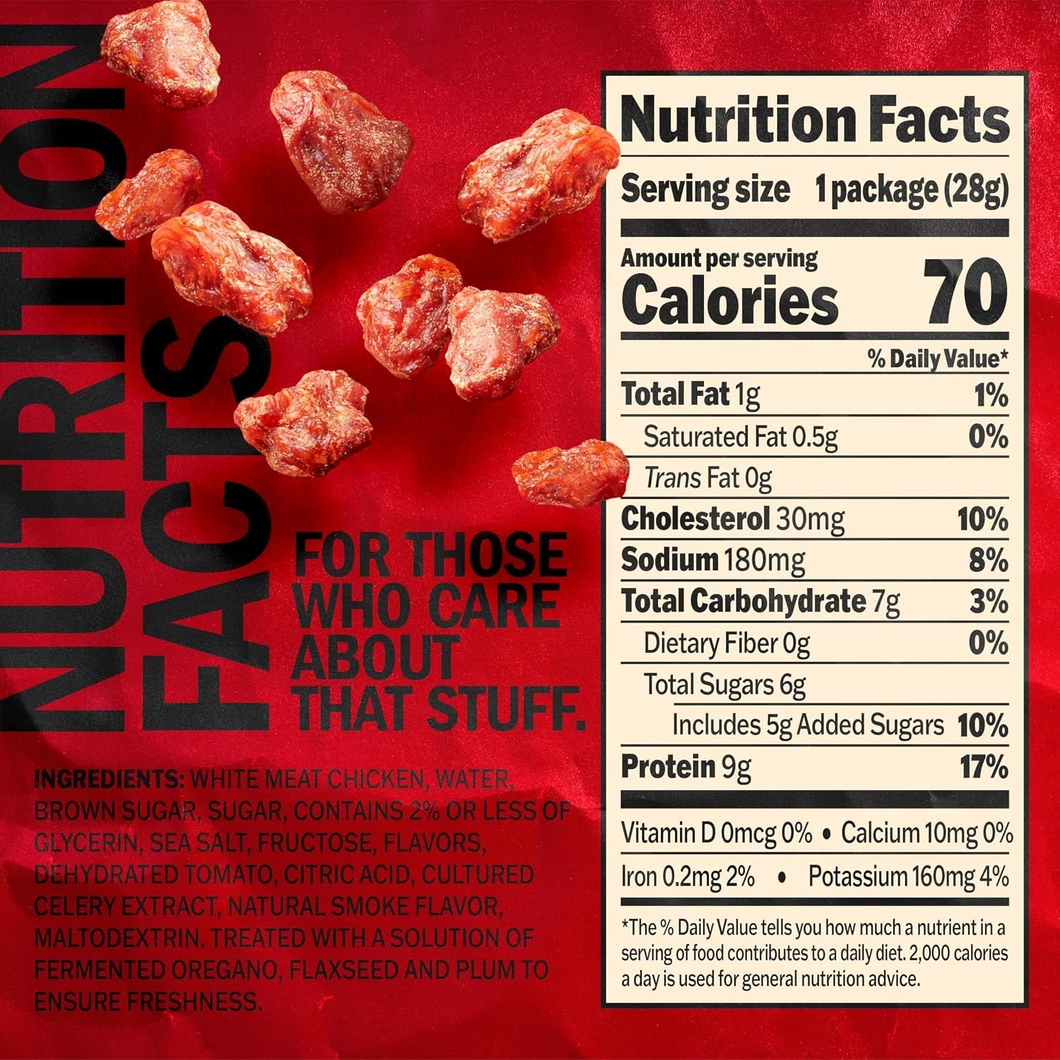 Chicken Tender Bites, Sweet BBQ, Bulk Pack – Flavorful Meat Snack for School, 9G
