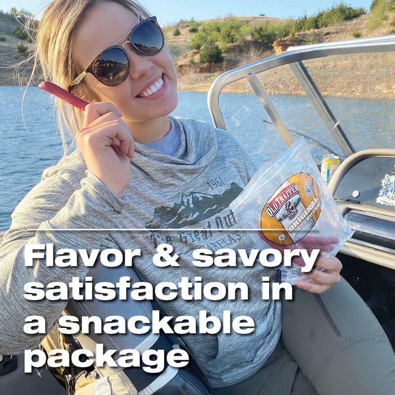 Premium Deli-Style Beef Sticks 15oz Resealable Bag Gourmet Savory Snack New