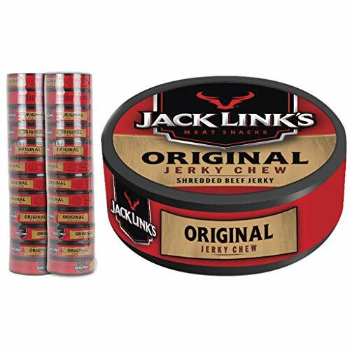Jack Link’s Jerky Chew Original 0.32 oz. Shredded Beef Jerky 100% Beef 24-can…