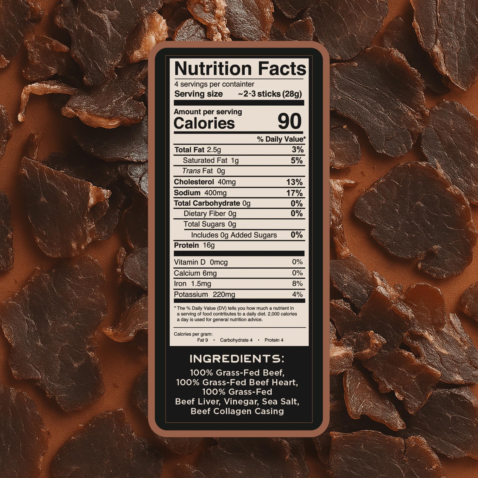 Lineage Provisions 100 Grass Fed Air-Dried Steak – Nutrient-Dense Carnivore S…