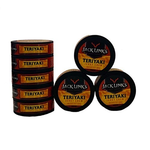 Jack Links Teriyaki Beef Jerky Chew | Shredded Beef Jerky | .32 oz Canisters …