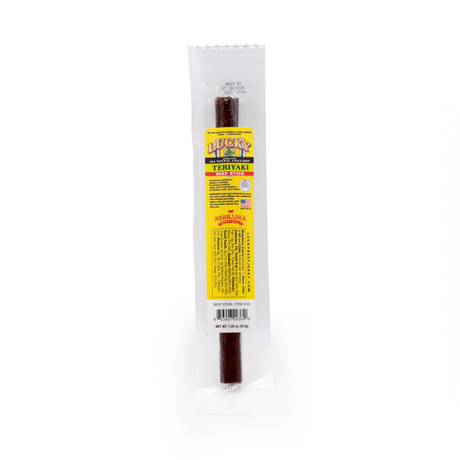 Teriyaki Beef Stick | 1.25 oz | Nebraska Star Beef