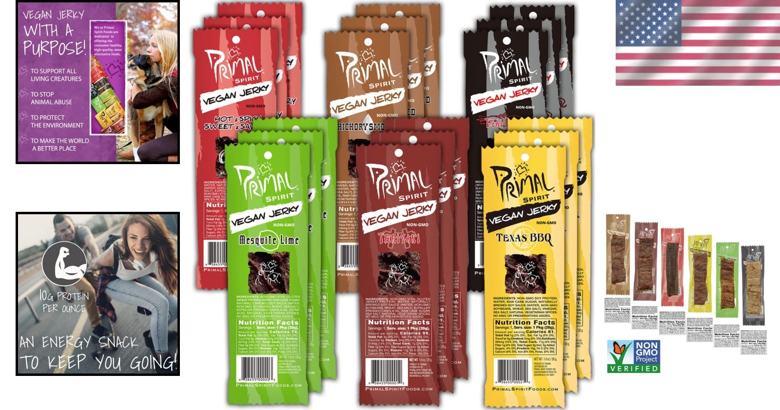 Primal Spirit Protein Sampler – 6 Classic Flavors