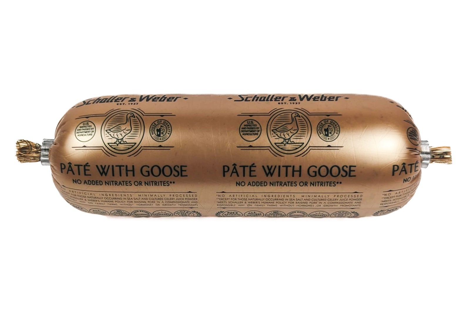 Schaller & Weber Pate with Goose 7oz (Pack of 6)