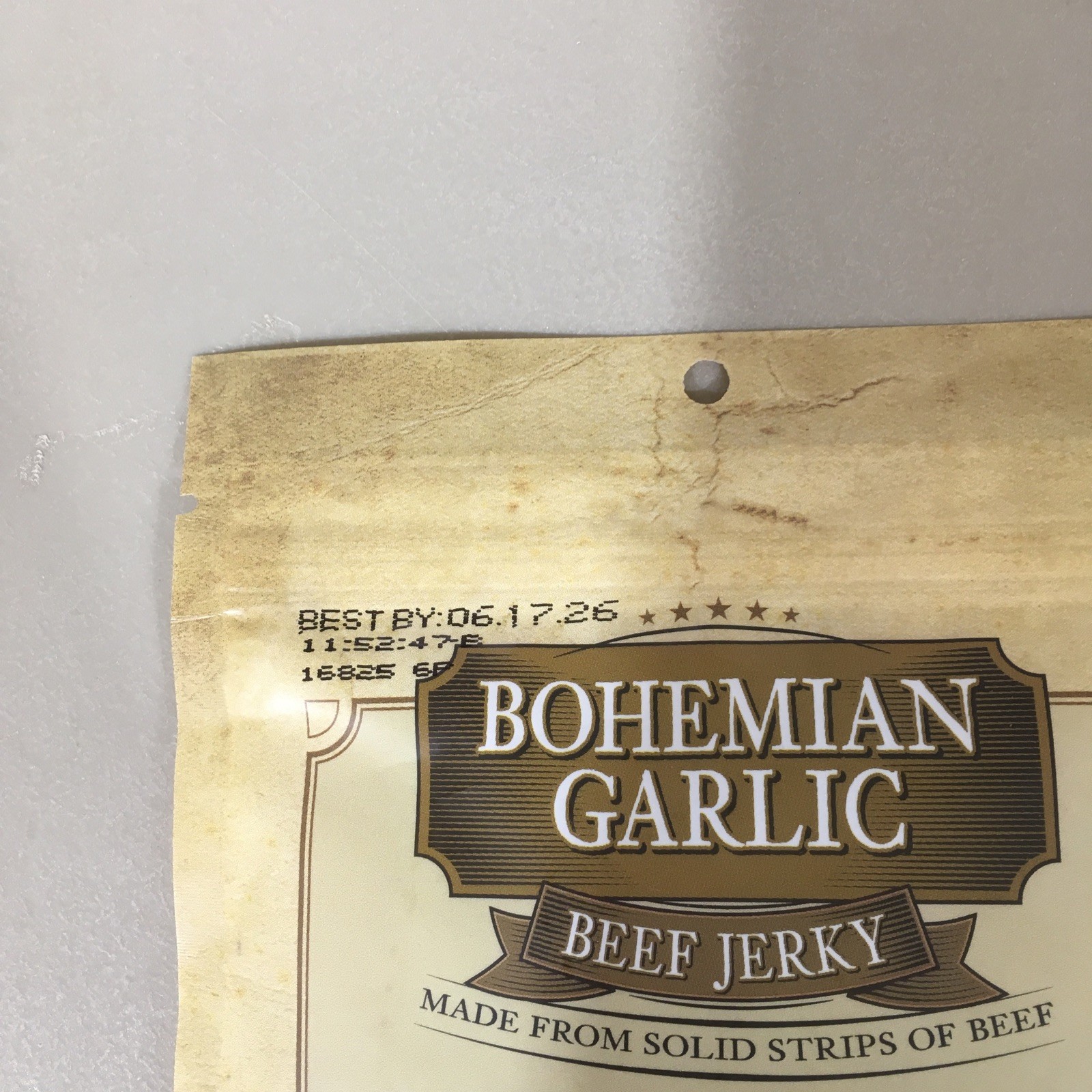 Bucees Bohemian Garlic Beef Jerky 4oz.