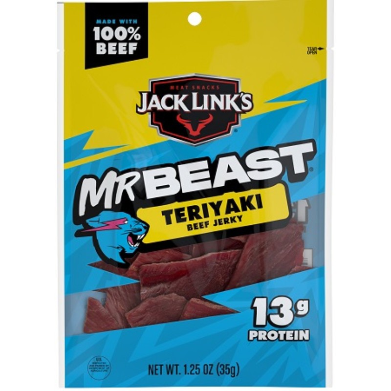 10x Jack Link’s Teriyaki Bulk Snack Treats New Sealed Lot 1.25oz