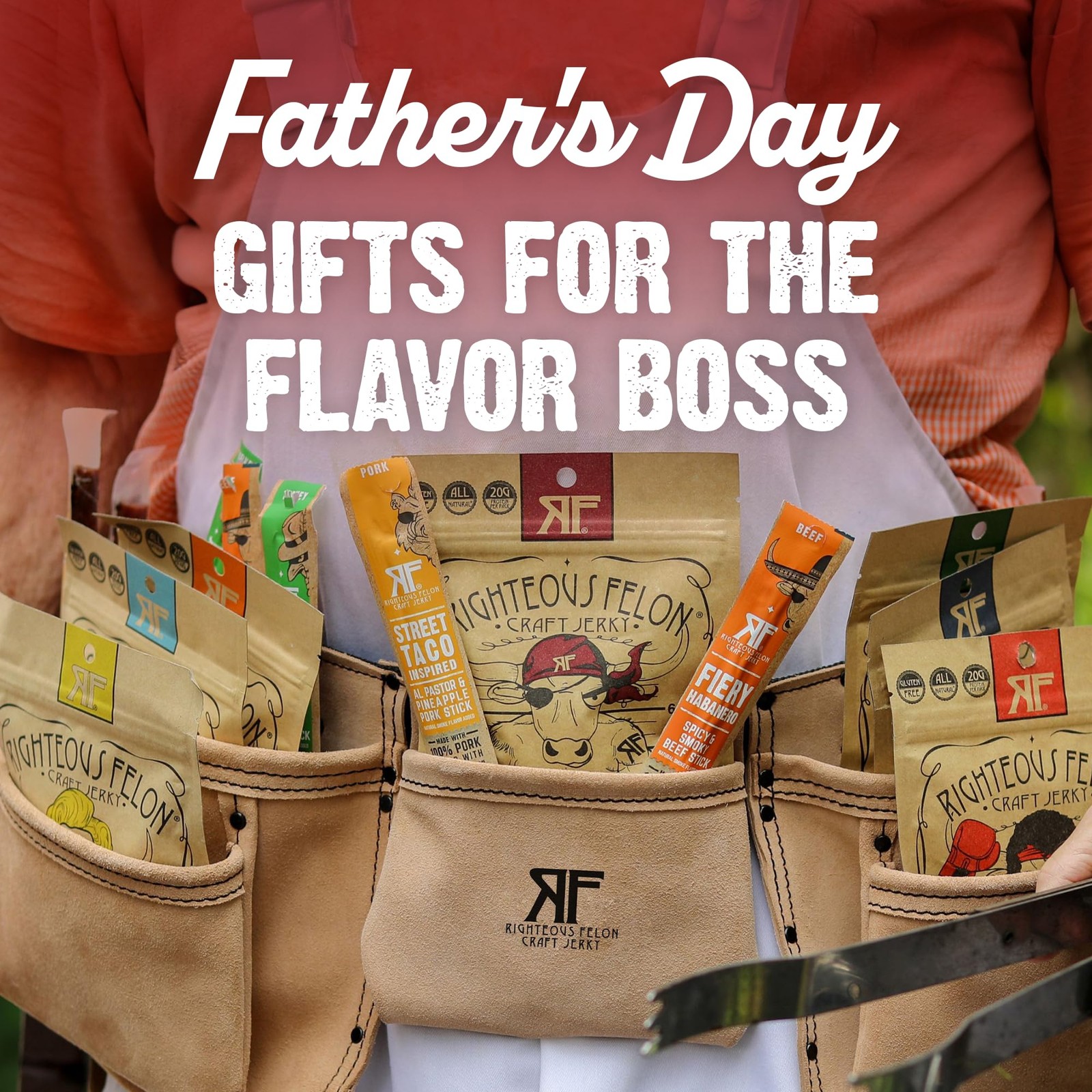 Savory Beef Jerky Variety Gift Pack – Great Gifts for Men | Gluten Free, High Pr