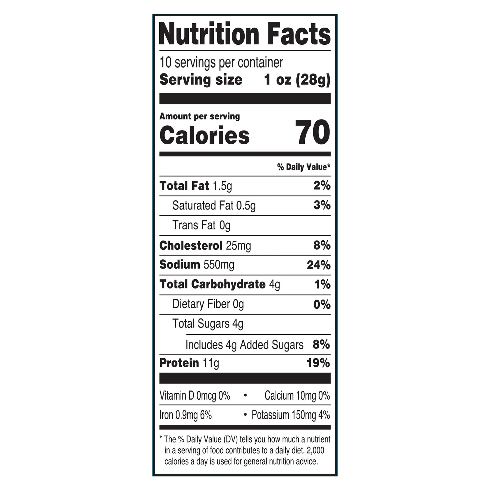 Great Value Original Beef Jerky Value Pack, 10 oz,Excellent Source of protein