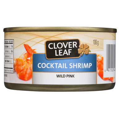 Clover Leaf Wild Cocktail Shrimp, 106g/3.7 oz