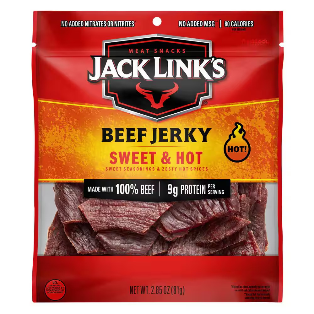 2.85 Oz. Sweet and Hot Jerky Meat Snacks