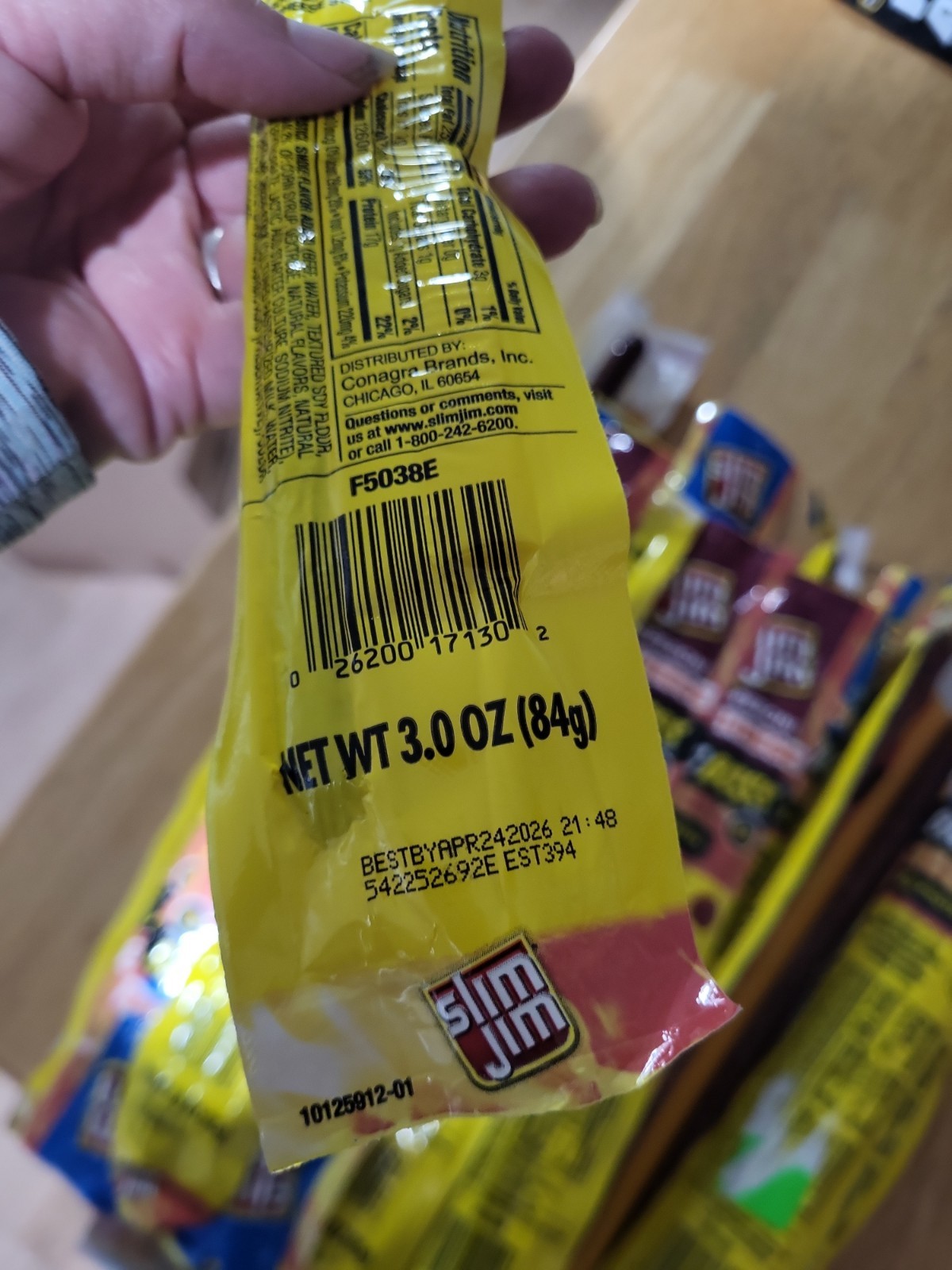 25 Lot Slim Jim Big Boss 6 Pepperoni n Cheese 19 Mild Beef Cheese BB 4/26