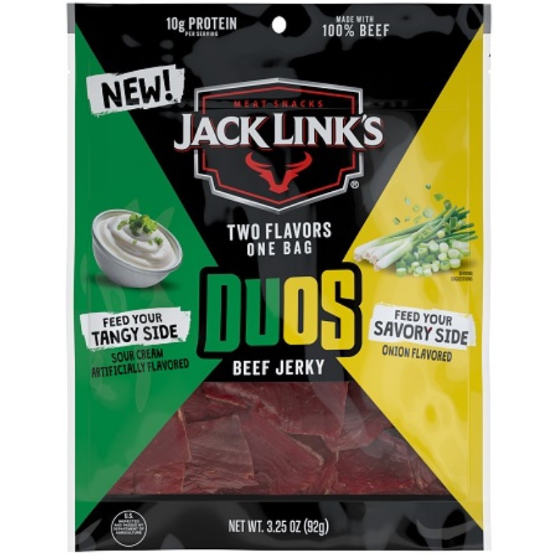4x Jack Link’s Duos Mango Jalapeno Beef Jerky Snacks New Lot 3.25oz