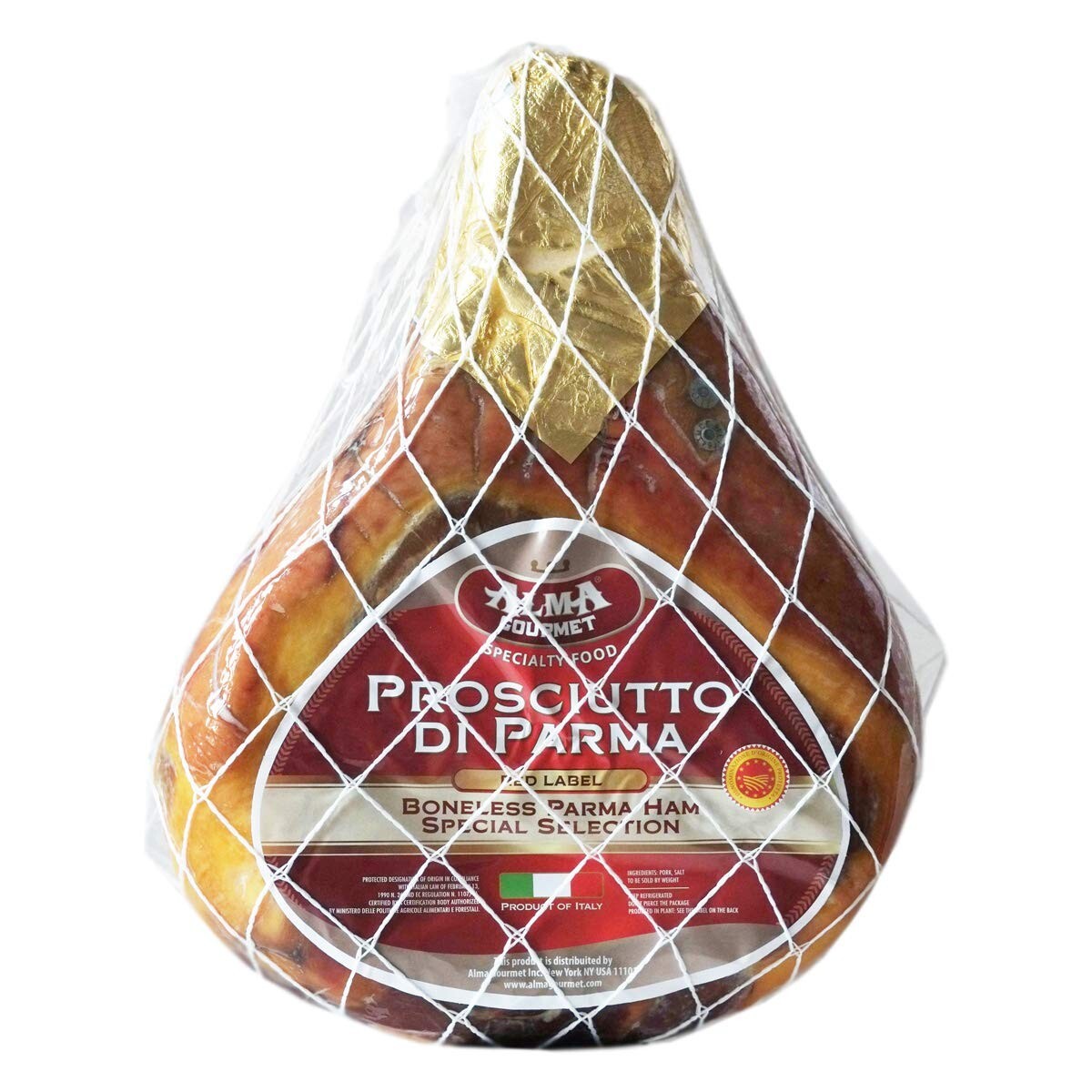 Italian Prosciutto di Parma Red Label D.O.P. Boneless Whole Leg – Aged 16 Months