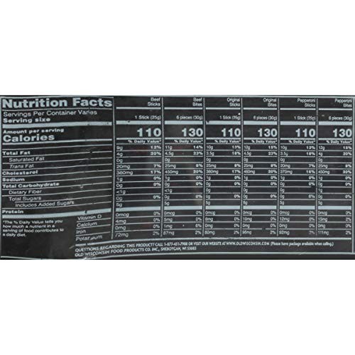 Old Wisconsin Beef Sausage Snack Sticks, Naturally 26 Ounce (Pack of 1)