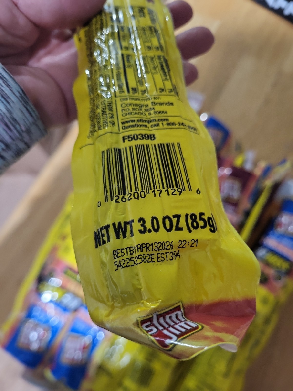 25 Lot Slim Jim Big Boss 6 Pepperoni n Cheese 19 Mild Beef Cheese BB 4/26