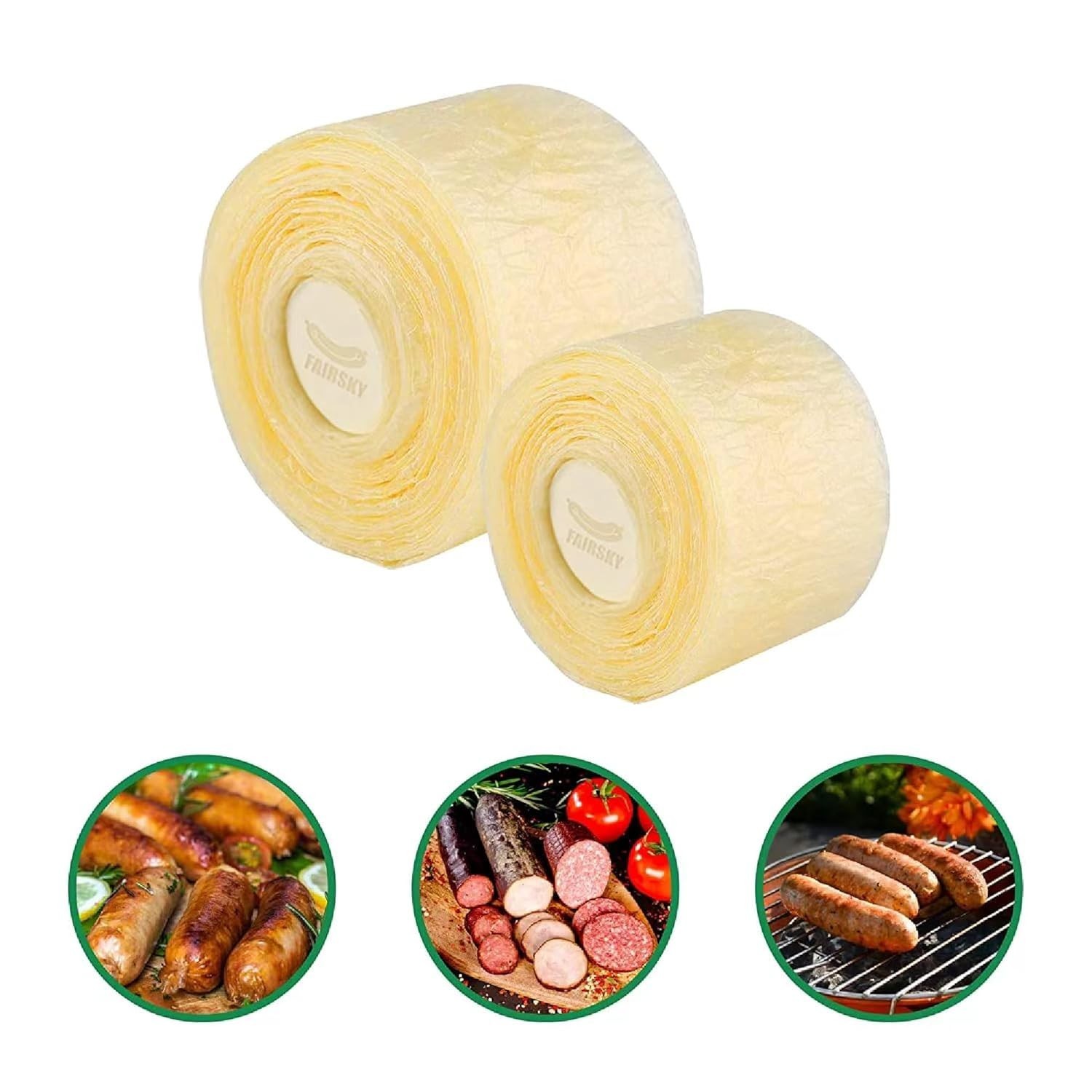 Edible Drying Natural Sausage Casing, Sausage Casings for Flavorous Homemade