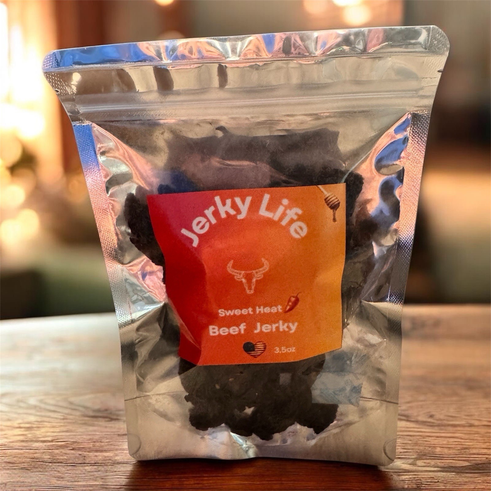 Jerky Life Sweet Heat Beef Jerky Meat Snack Pantry 3.5oz