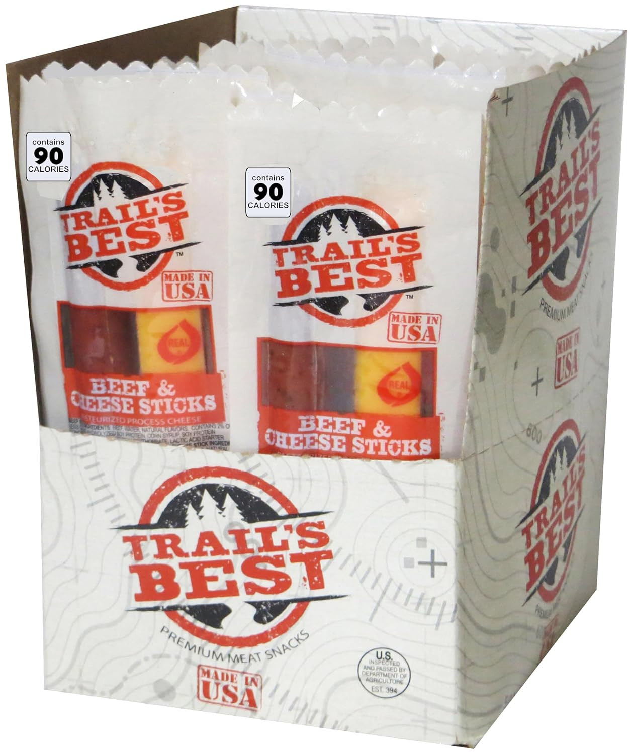 Twin Beef and Cheese Packs – 1Oz Each (20 Count)