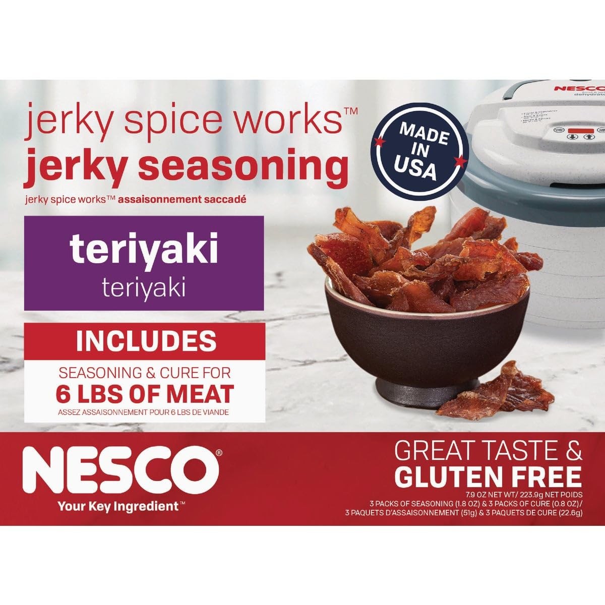 Teriyaki Jerky Spice Mix, 6 lb Pack for Flavorful Homemade Jerky