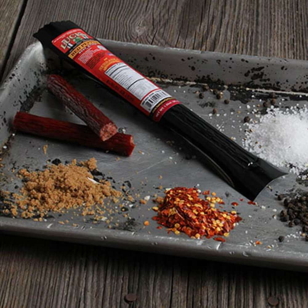 Red Pepper Beef Stick | Pack of 6 | 1.25 oz | Shipping Included | Nebraska Star