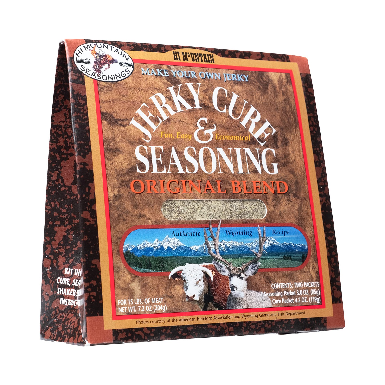Hi Mountain Jerky Seasoning and Cure Kit, Beef Jerky Seasoning – Makes 15Lbs