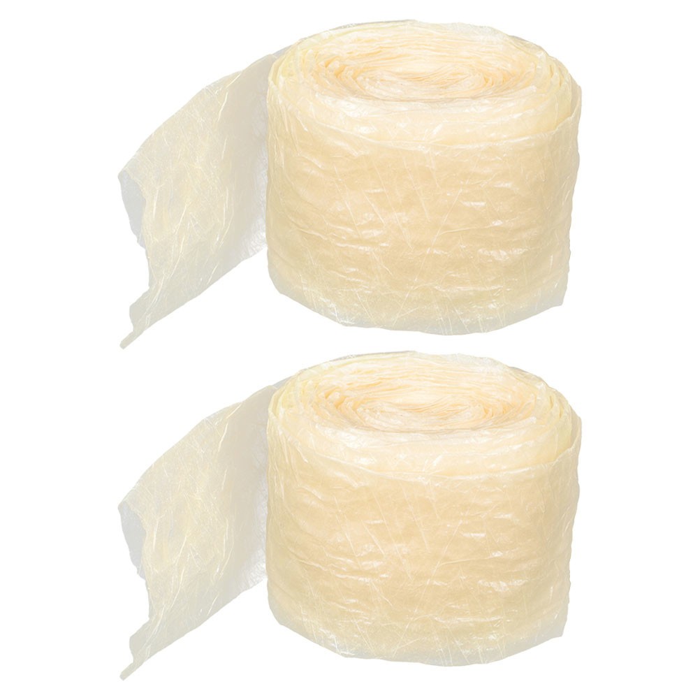 2 Pack Natural Collagen Sausage Casings Reusable for DIY Hot Dog and Ham Making