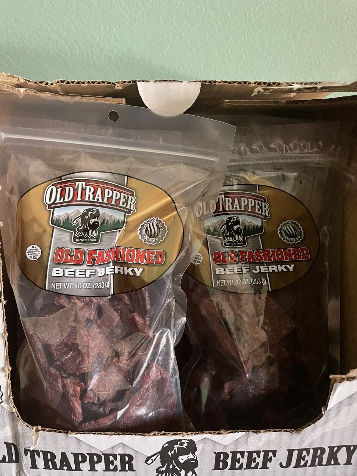 old trapper jerky Case Of 12 Ounce Fashioned 10 Ounce Bags