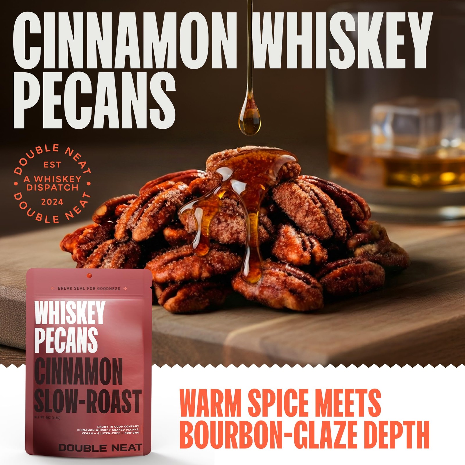 Bourbon Flavored Snacks Variety Pack | Stocking Stuffers for Men Snacks | Sna…