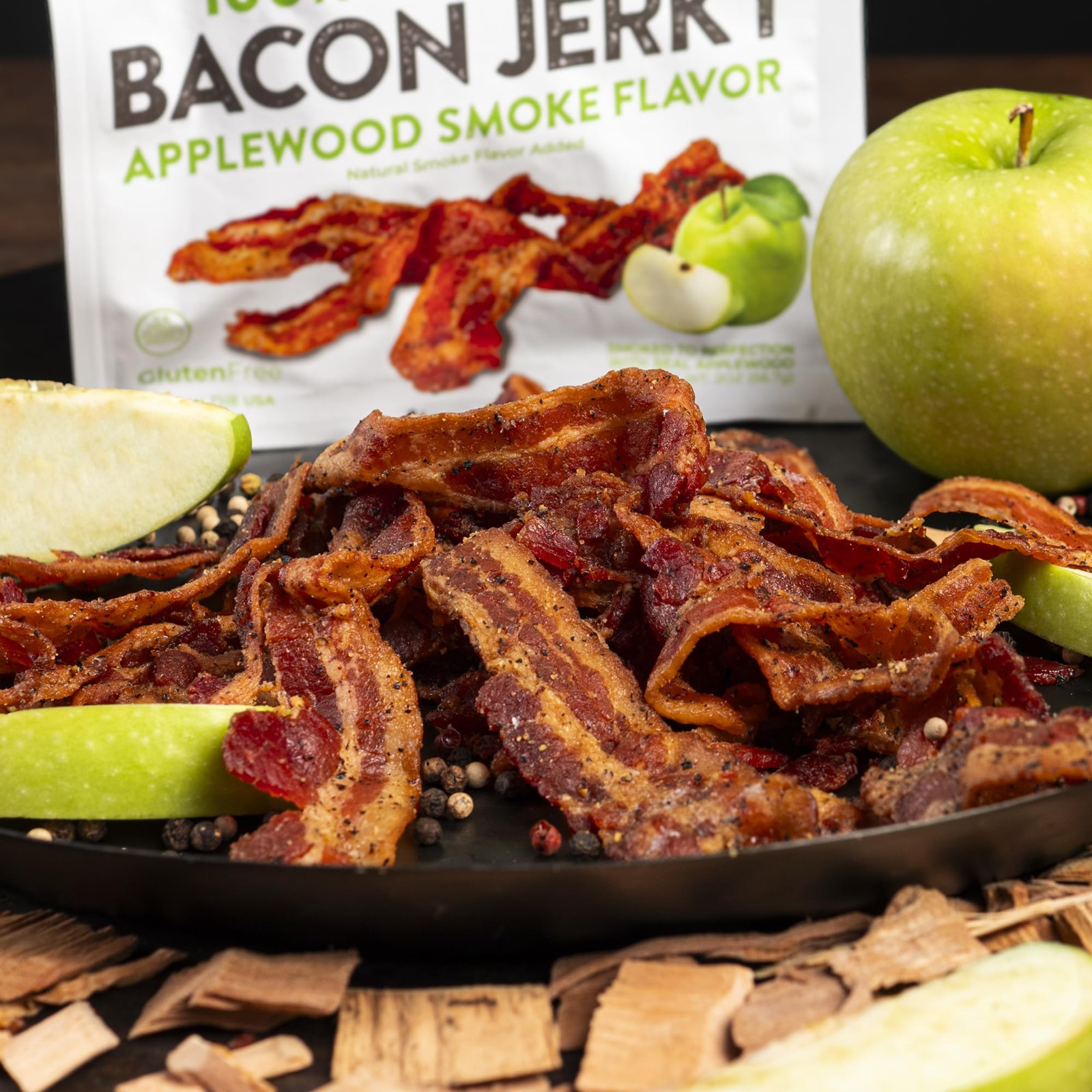 Bacon Jerky Variety Pack | 5 Flavors & Up to 24g Protein Per Bag | Fully Cook…