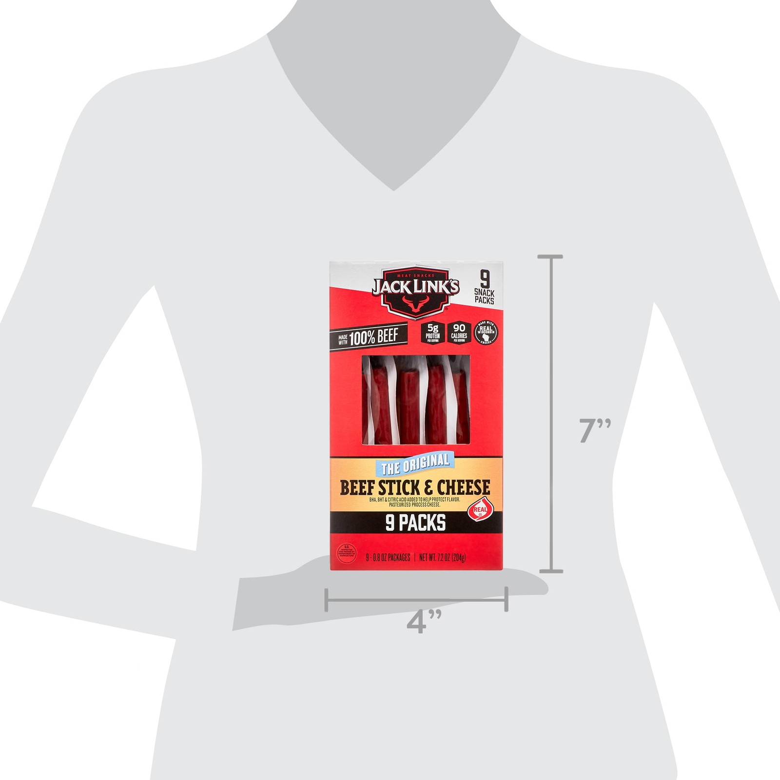 Original Beef & Cheese Sticks 9 Pack