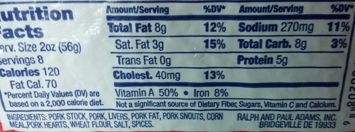 Rapa Scrapple Original 16 oz pack of 8