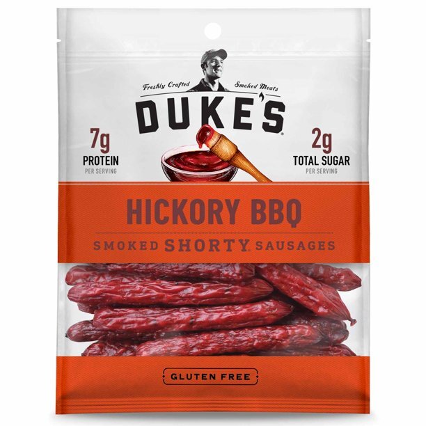Duke’s Smoked Shorty Hickory BBQ Pork Sausages, 5 Ounce [1-Bag]