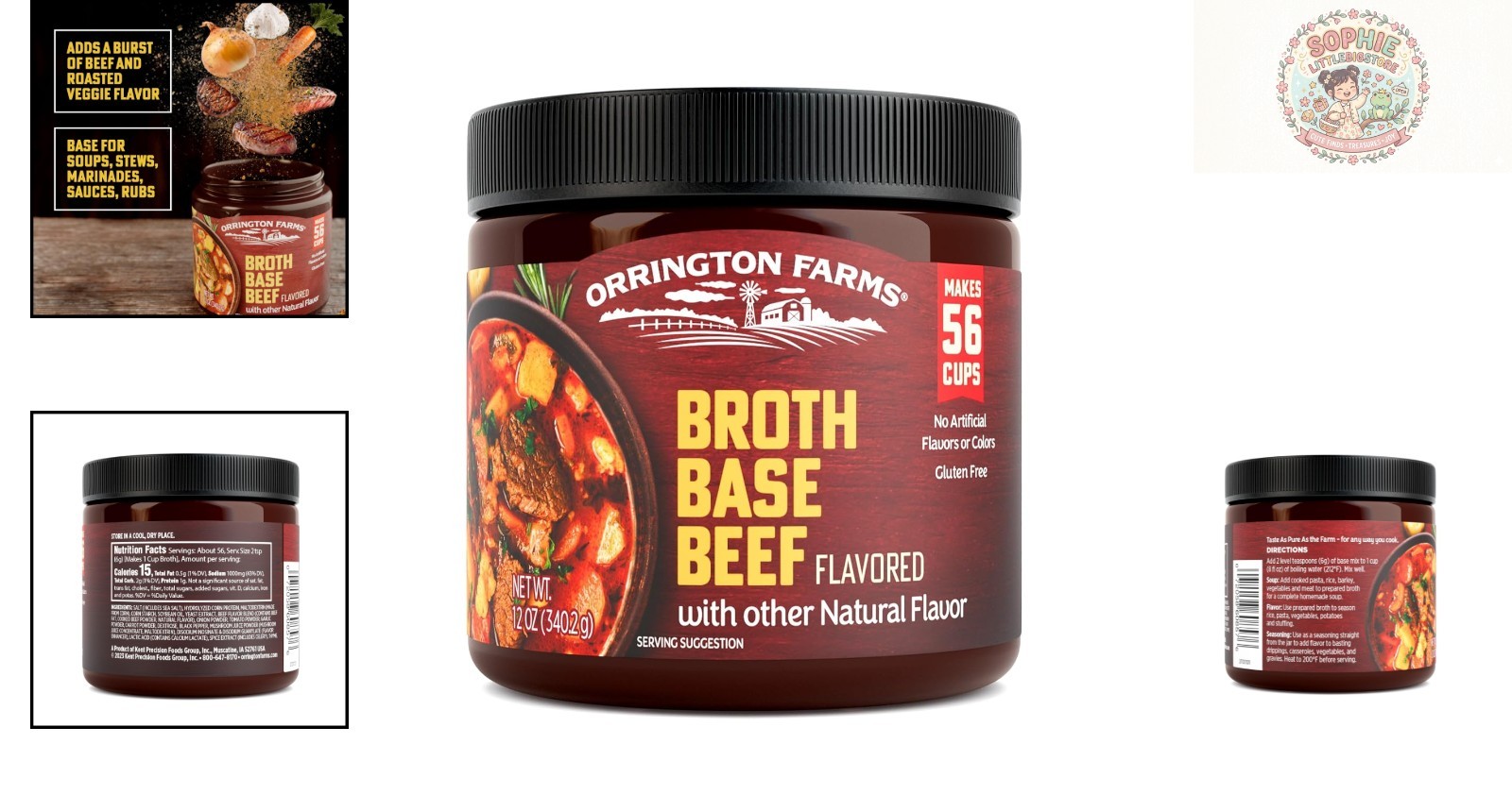 Flavor-Packed Gluten-Free Beef Granulated Bouillon – 12 oz for Savory Cooking