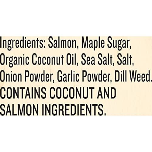 Wild Caught Salmon Jerky Protein Snack Strips 20 Count 0.8oz Gluten Free Paleo