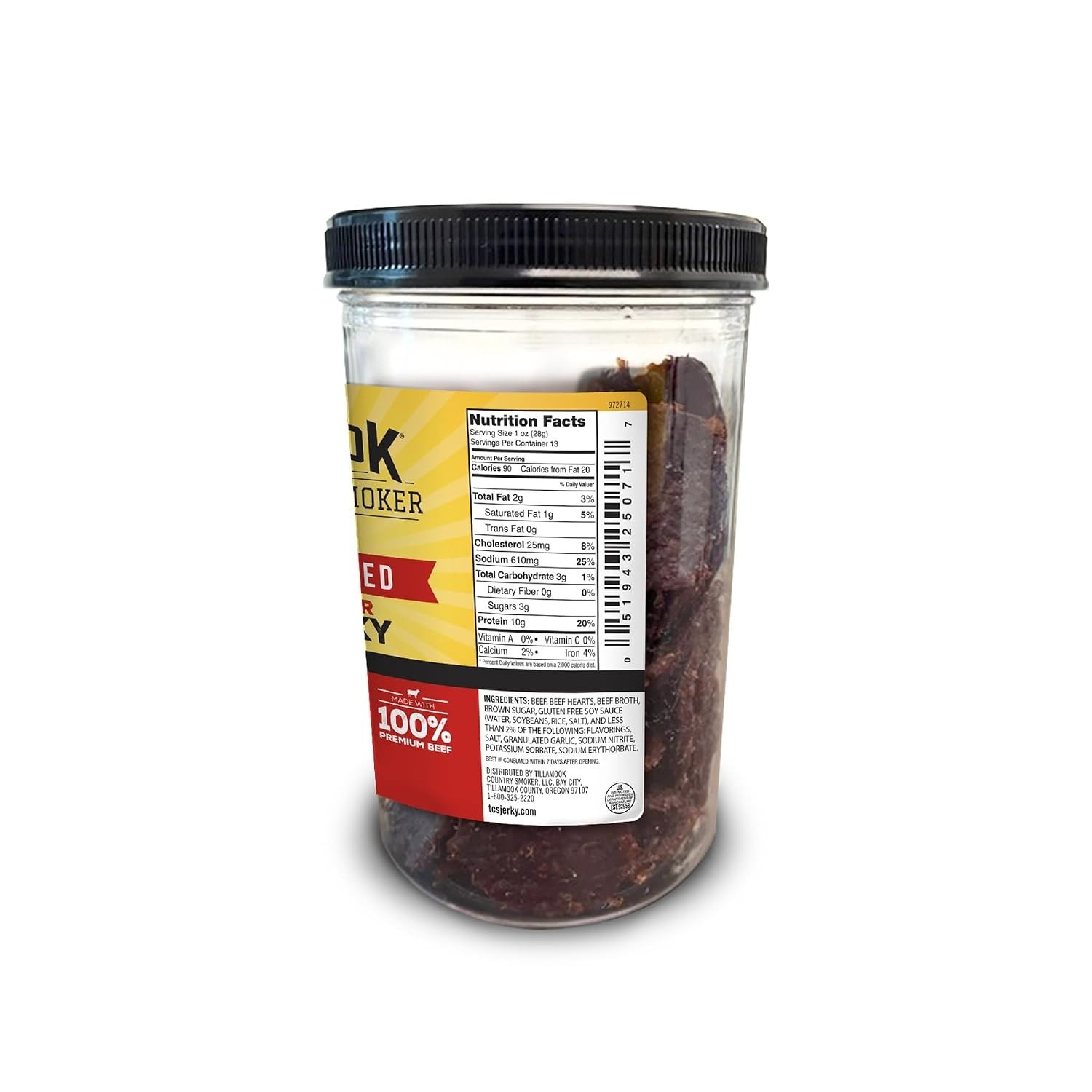 Keto-Friendly 13oz Old Fashioned Beef Jerky – Perfect Portable Protein Snack